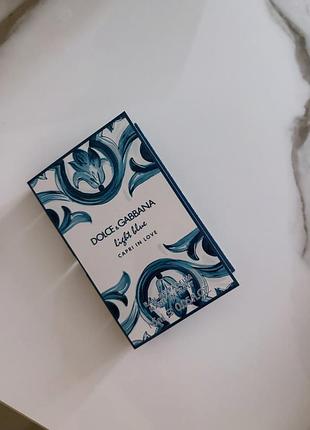 Пробник dolce&gabanna