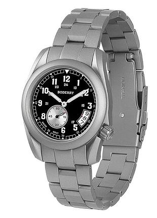 Наручний годинник boderry dq08 pilot 38mm – титан, сапфір, швейцарський механізм ronda 6004d, wr100m