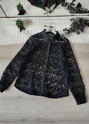 Рубашка кроше shein