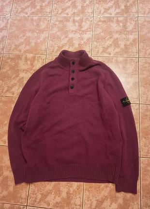 Кофта stone island оригинал 1/3 замок размер 3хл