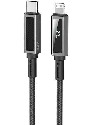 Дата кабель wiwu c080 warriors type-c to lightning 27w (1m)