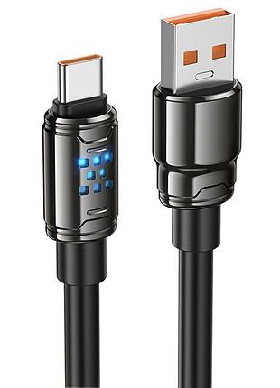 Дата кабель hoco u143 joy usb to type-c 5a (1.2m)