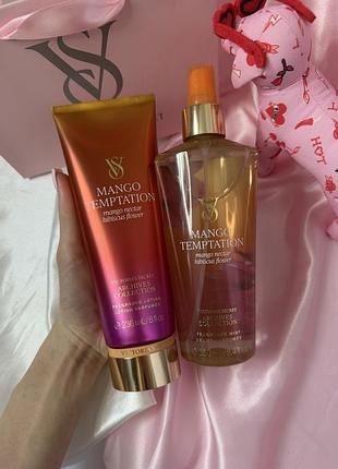 Парфумований лосьйон та спрей для тіла mango temptation archives collection victoria's secret usa