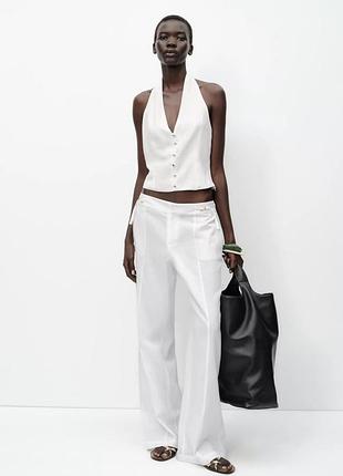 Жилетка з додаванням льону zara