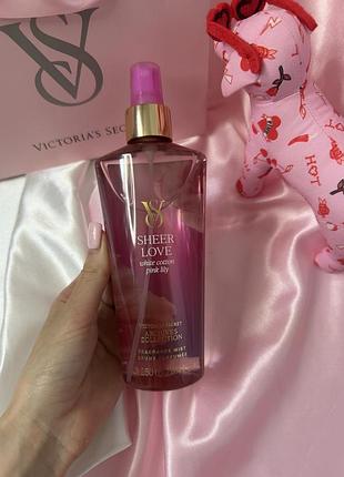 Парфумований спрей для тіла sheer love  archives collection fragrance mist victoria's secret usa