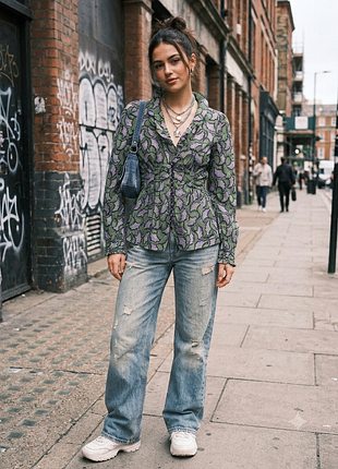 Pepe jeans y2k винтажная блузка женская s