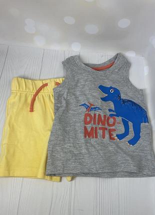 Костюм для хлопчика майка шорти primark 80 см