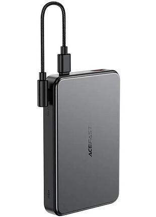 Портативний зп power bank acefast m31 pd22.5w з бзп with cable 10000 mah
