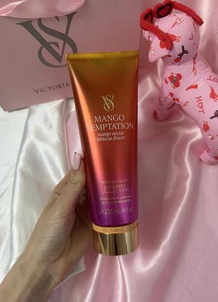 Парфумований лосьйон для тіла mango temptation victoria's secret archives collection fragrance lotion, usa