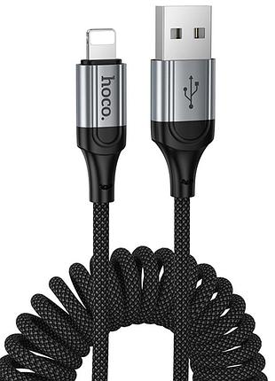 Дата кабель hoco x121 nuevo usb to lightning 2.4a (1.5m)