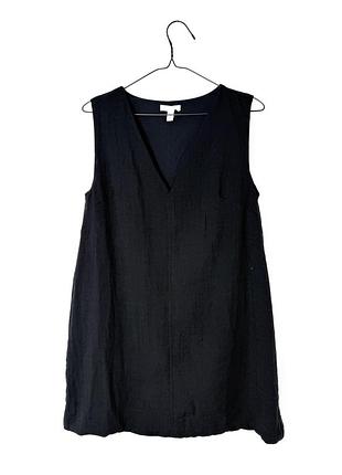 Чорна коротка літня сукня сарафан h&m