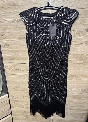 Жіноча сукня, костюм гетсбі, дискотека 20-х, xs