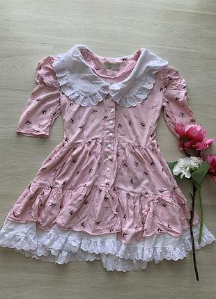 Кукольное платье с манжетом