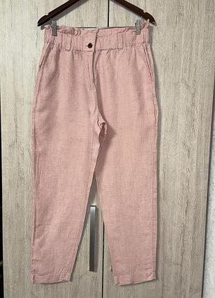 C&a  льняні штани брюки eur40 fr42