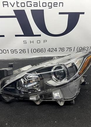 Фара передняя левая mazda 3 bm, 2013-2016, Asa, галоген, механика, оригинал, bhn151040, bhn1510l0