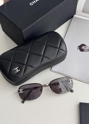 Очки шанел black/silver ch4099 c02 55/16/130