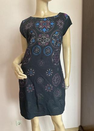 Трикотажное платье- футляр/ l- xl/стиль. desigual