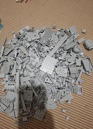 Lego и аналоги рассыпки серый цвет