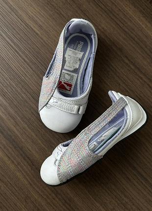 Дитячі балетки туфельки puma кросівки розмір 22-23