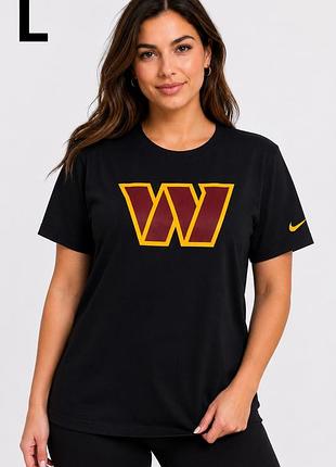 Жіноча футболка nike nfl washington commanders чорна, розмір l