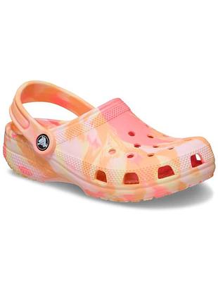 Crocs classic marbled kids clog, 100% оригінал, 100% оригінал