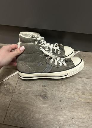 Кеди converse натуральна замша