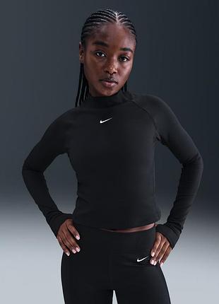 Жіночій лонгслів nike pro women’s dri-fit long-sleeve top hv3736-010 розмір s