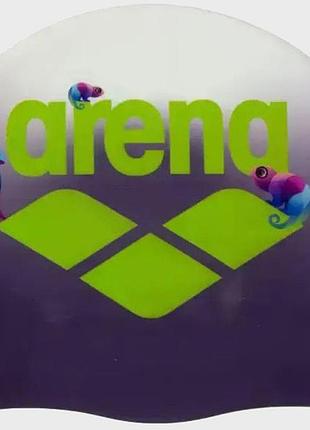 Шапки для плавания arena hd cap фиолетовый one size (005572-247)