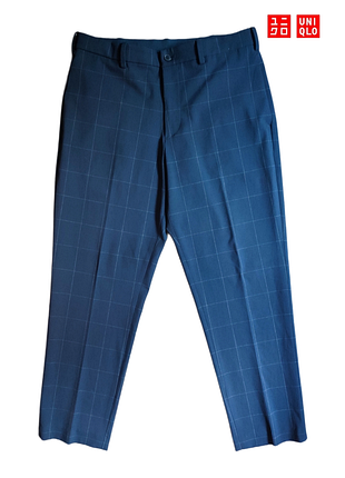 Скорочені брюки у клітку від uniqlo uni qlo // smart ankle pants ➡️ розмір 30w (м)