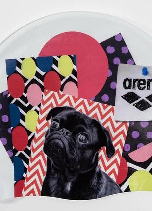 Шапка для плавания arena hd cap белый уни osfm