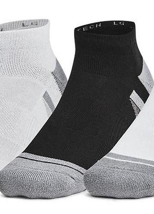 Носки under armour performance tech 3pk low черный, серый уни xl