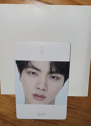 Bts jin офіційна колекційна карта джин