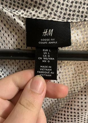 Рубашка летняя h&amp;m мужская l