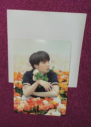 Bts suga юнгі колекційна карта стан супер