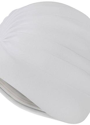 Шапка для плавания aqua speed turban cap 9727 белый уни osfm