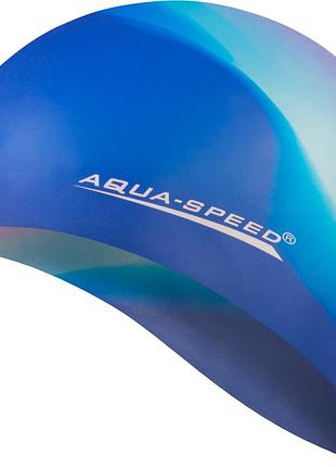 Шапка для плавания aqua speed bunt 4035 мультиколор уни osfm