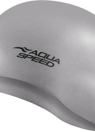 Шапка для плавання aqua speed mono 9115 сірий уні osfm
