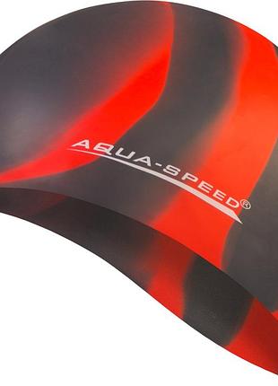 Шапка для плавания aqua speed bunt 5627 мультиколор уни osfm