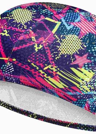 Шапка для плавания aqua speed polyester kid 9779 фиолетовый, мультиколор дит s