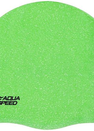 Шапка для плавания aqua speed reco 9790 салатовый уни osfm