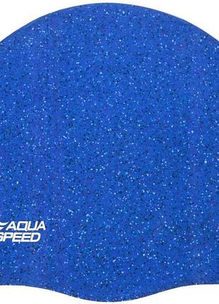 Шапка для плавания aqua speed reco 9787 синий уни osfm