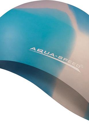 Шапка для плавания aqua speed bunt 4990 мультиколор уни osfm