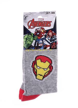 Носки marvel iron man светло-серый дит 27-30, арт.83899320-5