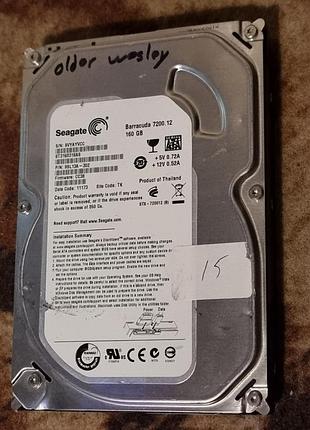 9% (h2testw ок) hdd 3.5 160 гб seagate barracuda 7200.11 81.6/84.4 st3160318as жорсткий диск сигейт