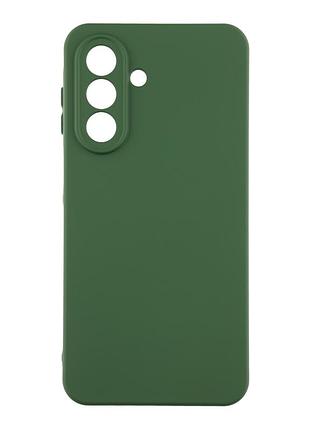 Чохол silicone cover з рамкою камери (a) для samsung galaxy a27 5g dark green