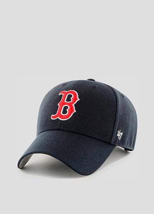 Кепка 47 brand red sox sure shot snapback темно-синий, серый уни osfa