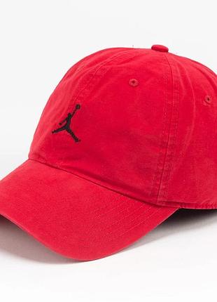 Кепка nike jordan h86 jm washed cap красный уни misc