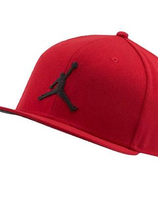 Кепка nike jordan pro jumpman snapback красный уни misc (ar2118-687)