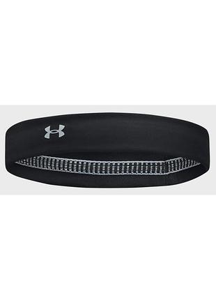 Пов'язка на голову ua play up headband чорний жіночий osfm (1366241-001)