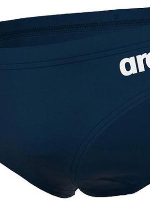 Плавки arena team swim briefs solid синий, белый 110 см